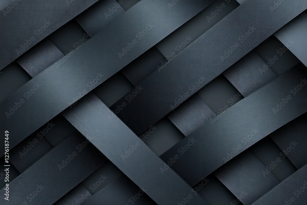 Poster dark deep black dynamic abstract vector background with diagonal lines, a gradient from light to dee