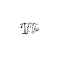 Muslim couple wearing Muslim clothes