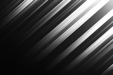 Obraz premium Dark deep black dynamic abstract vector background with diagonal lines, a gradient from light to deep black, and geometric shapes for an abstract design. Vector illustration style