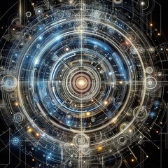 Fototapeta premium fractal realms composition