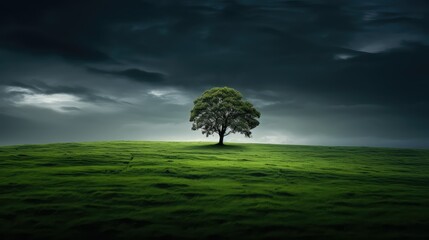tranquility dark green grass
