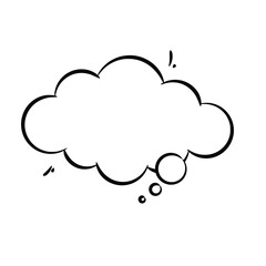 Versatile Line Art Speech Bubbles for Creative Projects
