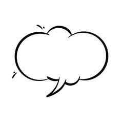 Versatile Line Art Speech Bubbles for Creative Projects