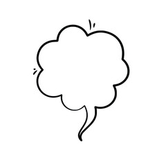 Versatile Line Art Speech Bubbles for Creative Projects