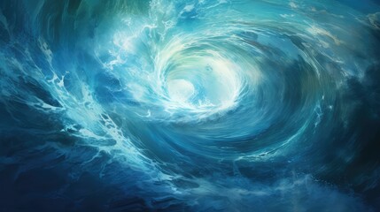 Naklejka premium turquoise water swirl background