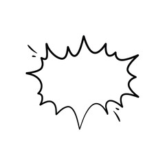 Versatile Line Art Speech Bubbles for Creative Projects