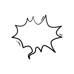 Versatile Line Art Speech Bubbles for Creative Projects