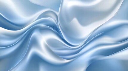 Obraz premium blue silk fabric drape background