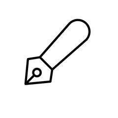 Fountain Pen Outline Icon
