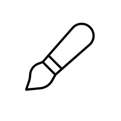 Paint Brush Outline Icon