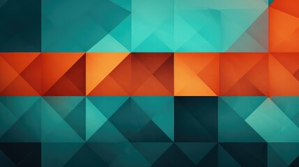 Obraz premium modern teal orange background