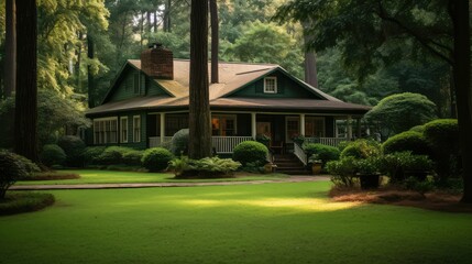 porch one story house