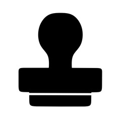 rubber stamp icon vector with trendy design. stamp icon