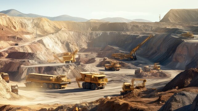 trucks gold mine