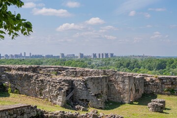 Fototapeta premium View of the city of Belgrade. Beautiful landscape.