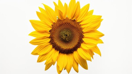 Fototapeta premium close sunflower isolated on white