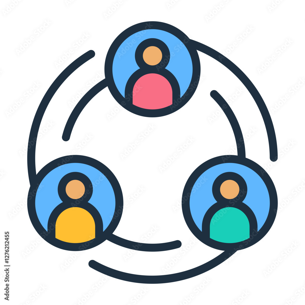 Canvas Prints Stakeholder Engagement Icon