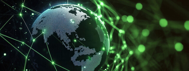 The radio waves on the Earth's surface are connected globally