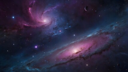 Obraz premium space background with space