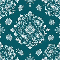 traditional paisley floral pattern , textile , All over fabric design, paisley design.