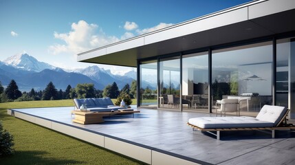 Fototapeta premium windows house outdoor