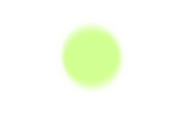Blurred gradient circle glowing light effect isolated on transparent background, 