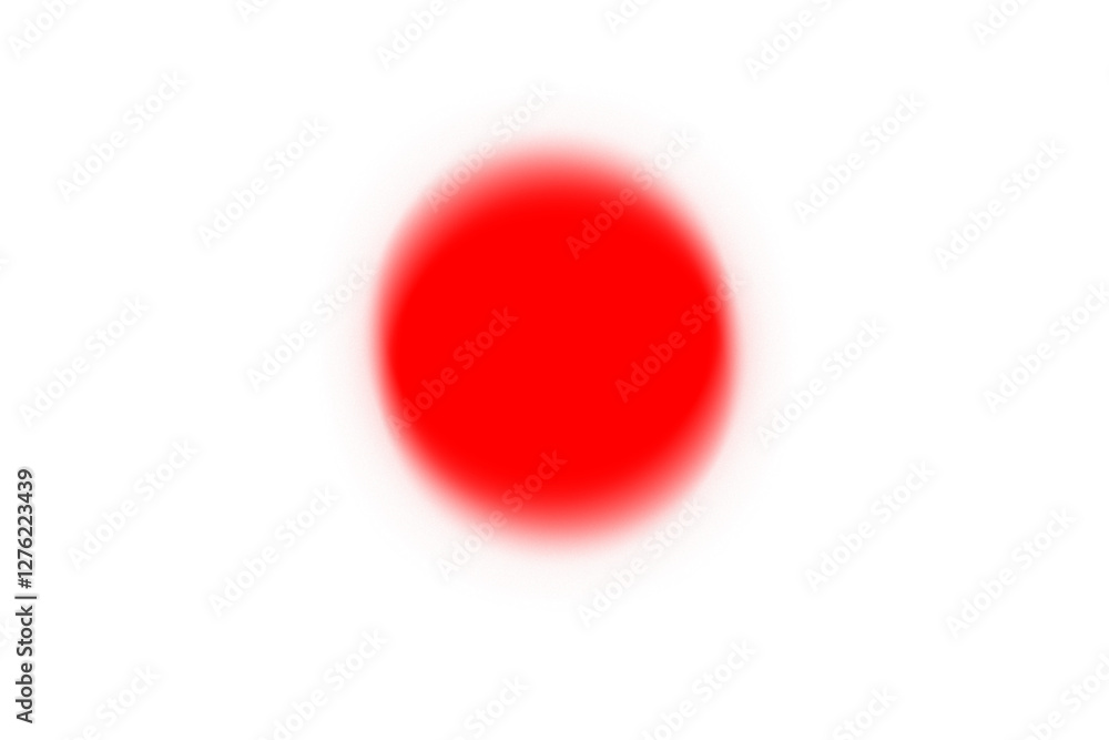 Aufkleber blurred gradient circle glowing light effect isolated on transparent background,