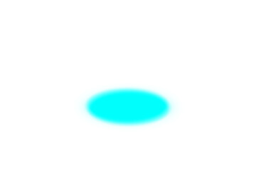 Blue gradient oval on transparent background

