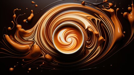 barista coffee abstract