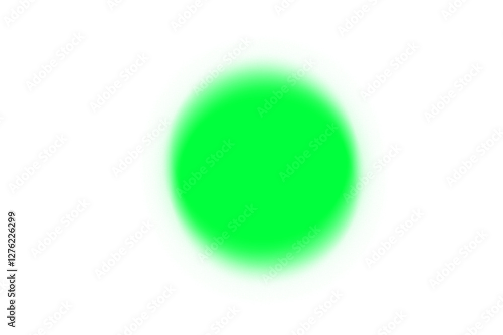 Poster blurred gradient circle glowing light isolated on transparent background,
