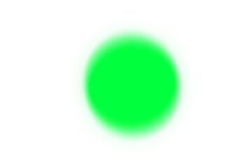 Blurred gradient circle glowing light isolated on transparent background, 