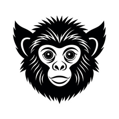 Unique Marmoset Head Silhouettes Vector Pack