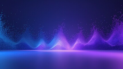 Blue and purple noise effect background with light shadows that blend into the base background