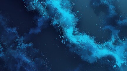 Dark blue and cyan noise effect background with light smoke shadows that blend into the base background