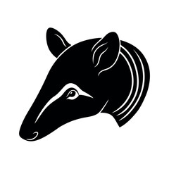 Professional Tapir Silhouette Vector Illustrations