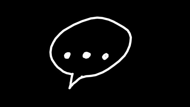 Creative hand-drawn scribble effect animations with alpha channel. Add a unique touch to your projects