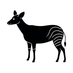 Premium Okapi Silhouettes for Logos and Icons