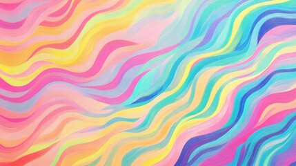Fototapeta premium pastel wave abstract painting