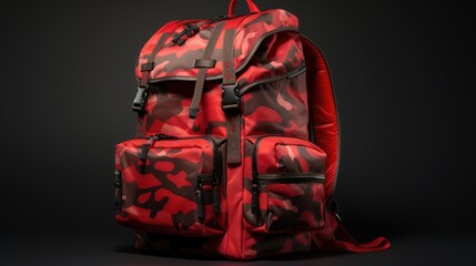 accessory red camo