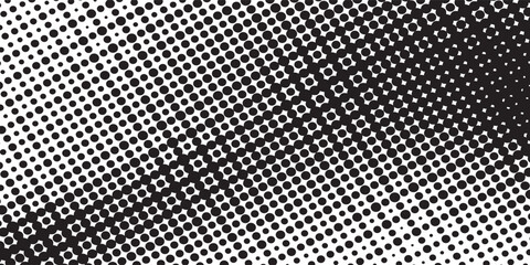 Halftone abstract dotted wave background. Twisted pattern, dot, circle.