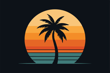 palm tree silhouette