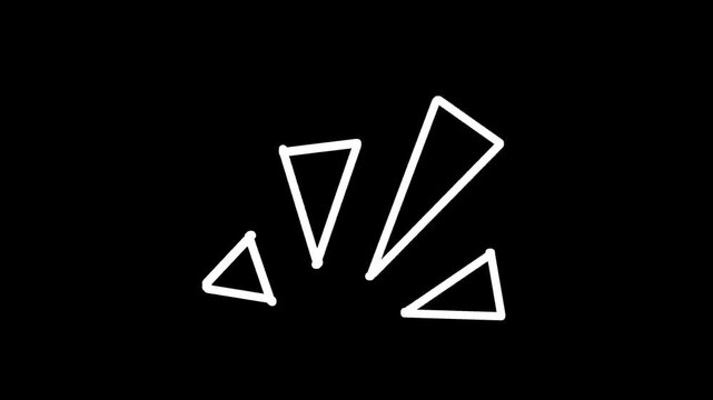 Creative hand-drawn scribble effect animations with alpha channel. Add a unique touch to your projects