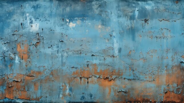 metal blue rust texture