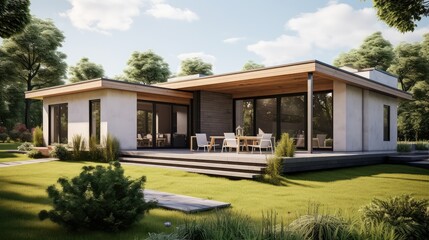 modern bungalow house