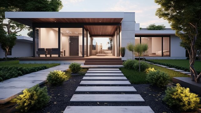 path house walkway