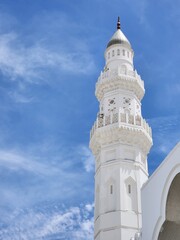 A view of Masjid Quba in Medina, Saudi Arabia