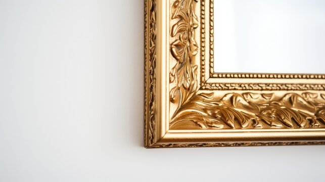 intricate rahmen gold