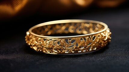 shimmer gold bracelet