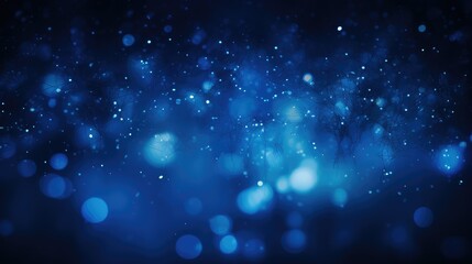 Obraz premium twinkling blue lights background