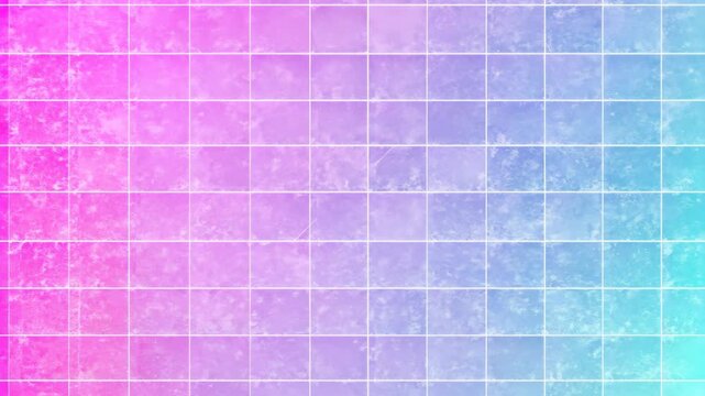 Colorful geometric pattern with gradient hues of pink and purple showcasing a modern artistic design in a digital format